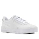 Puma Women's Carina L Sneakers, Black White Silver, 4.5 UK