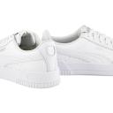 Puma Women's Carina L Sneakers, Black White Silver, 4.5 UK