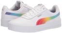 Puma Women's Carina L Sneakers, Black White Silver, 4.5 UK