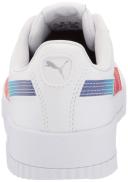 Puma Women's Carina L Sneakers, Black White Silver, 4.5 UK