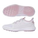 Puma Women's Ignite Fasten8 Golf Shoes - White/Pink 5.5
