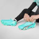 Puma Women's Ultra Ultimate FG Soccer Cleats, Size 11.5, Blue/Green
