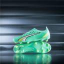 Puma Women's Ultra Ultimate FG Soccer Cleats, Size 11.5, Blue/Green