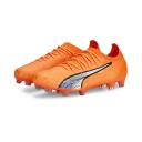 Puma Women's Ultra Ultimate FG Soccer Cleats, Size 7.5, Orange/White