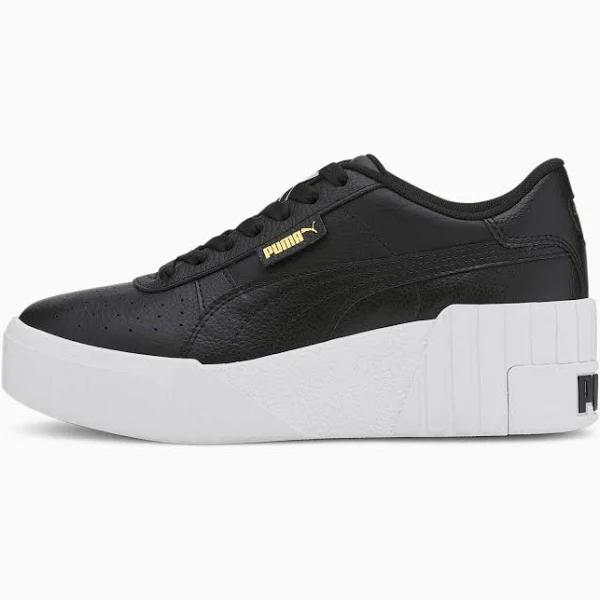 Puma Womens Cali Wedge - Black / White
