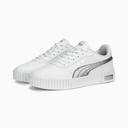 Puma Womens Carina 2.0 Space Metallics - White / Matte Silver