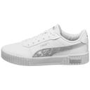Puma Womens Carina 2.0 Space Metallics - White / Matte Silver