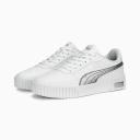 Puma Womens Carina 2.0 Space Metallics - White / Matte Silver