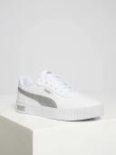 Puma Womens Carina 2.0 Space Metallics - White / Matte Silver