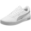 Puma Womens Carina 2.0 Space Metallics - White / Matte Silver