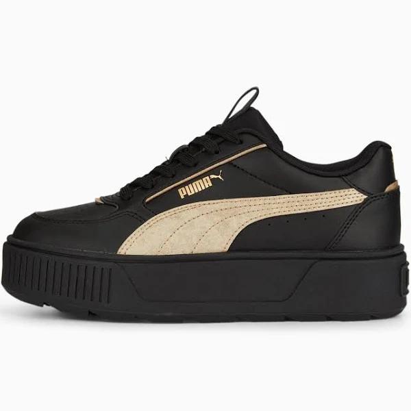 Puma Womens Karmen Rebelle Space Metallics - Black / Gold