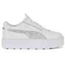 Puma Womens Karmen Rebelle Space Metallics - White / Matte Silver