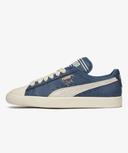 Puma x Rhuigi Clyde Q3 Sneaker (Pristine-Pristine-Inky Blue - 10)