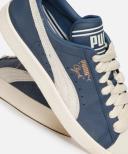 Puma x Rhuigi Clyde Q3 Sneaker (Pristine-Pristine-Inky Blue - 7)