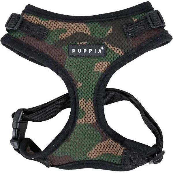 Puppia RiteFit Harness, Medium, Camo