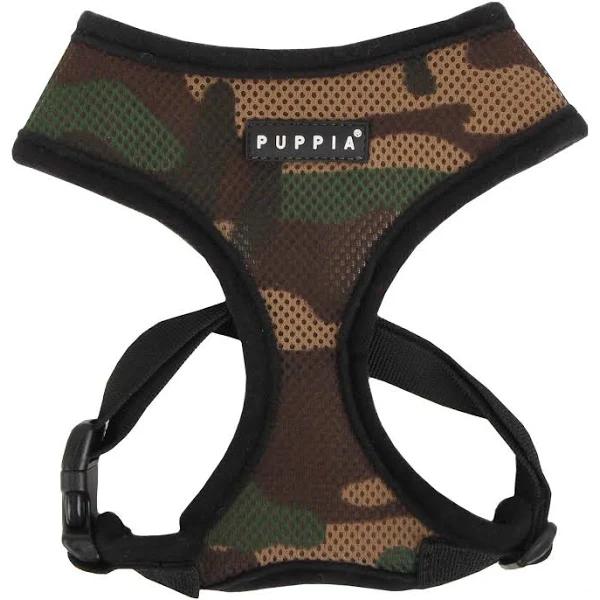 Puppia Soft Mesh Dog Harness Camo