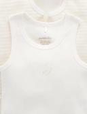 Purebaby 4 Pack Rib Bodysuit