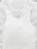 Purebaby 4 Pack Rib Bodysuit