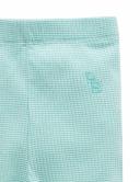 Purebaby Aquamarine Stripe Rib Leggings