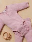 Purebaby Lavender Rib Leggings