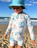 Purebaby Long Sleeve Rashie Sunsuit Jungle Life