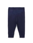 Purebaby Navy Rib Leggings