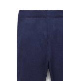 Purebaby Navy Rib Leggings