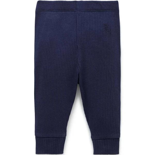 Purebaby Navy Rib Leggings