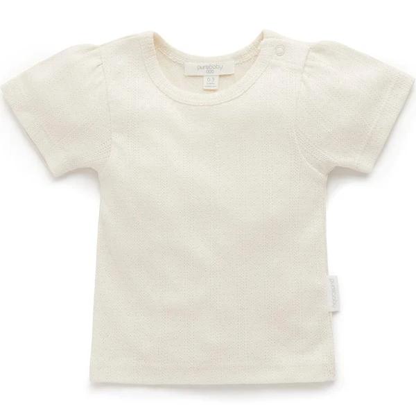 Purebaby Pointelle Tee