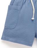 Purebaby Pull On Shorts - Atlantic 1