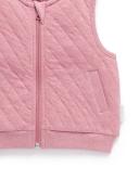 Purebaby Quilted Vest - Beetroot Melagne 5Y