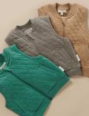 Purebaby Quilted Vest Cinnamon Melange 3
