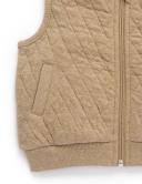 Purebaby Quilted Vest Cinnamon Melange 3