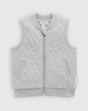 Purebaby Quilted Vest Pale Grey Melange / 0000