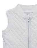 Purebaby Quilted Vest Pale Grey Melange / 0000