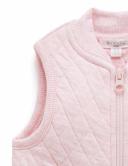 Purebaby Quilted Vest Soft Pink Melange / 0000