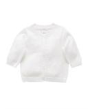 Purebaby White Basic Cardi