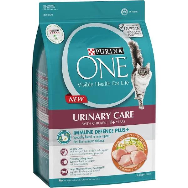 Purina One Adult Urinary Tract Health Dry Cat Food, 2.8 Kilograms