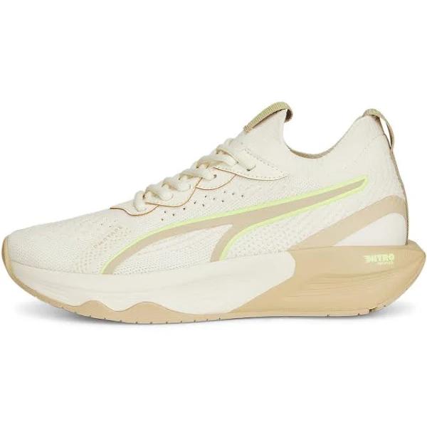 PWR XX Nitro Luxe Training Shoes Women in Pristine/Granola/Fast Yellow, Size 7 by Puma