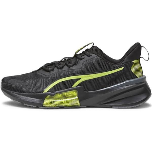 PWRFrame Tr 2 Men's Training Shoes in Black/Yellow Burst, Size 9.5 by Puma