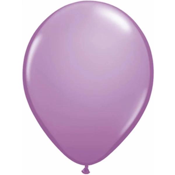 Qualatex 05 Inch Round Plain Latex Balloon - Spring Lilac