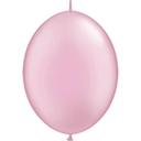 Qualatex Quick Link Plain Latex Balloons - Pearl Magenta