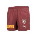Queensland Maroons Mens Training Short in Burgundy, Size Medium, Polyester by Puma