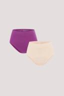 Quick-dry Lightweight Underwear 2 Pack | Bella Bodies Australia Soft peach/viola / M