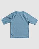 Quiksilver All Time Short Sleeve Rash Vest in Blue 5