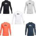 Quiksilver All Time UPF50 Long Sleeve T-Shirt Navy Blue - L