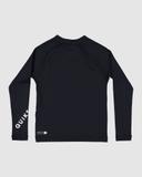 Quiksilver - Boys 2-7 All Time Long Sleeve UPF 50 Rash Vest - Size 7