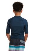 Quiksilver Boys 8-16 All Time Short Sleeve Rash Vest Navy 8