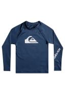Quiksilver Boys All Time Long Sleeve Suntop - Indigo- Swimwear Galore