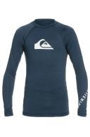 Quiksilver Boys All Time Long Sleeve Suntop - Indigo- Swimwear Galore